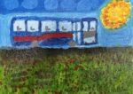Jaroslav Moravec_Autobus_30x40_akryl_3000Kč