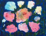 Dagmar Matějková_Kytičky a listy_40x50cm_5000kč_web size_JIŽ NA WEBU