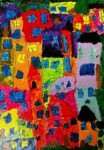 Daniela Kostková_Barevné domečky v Praze_70x50cm_20000Kc_PF26