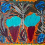 Jirina Zouzova_Dobroty_2 obrazy_40x40cm_12000Kc