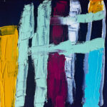 Vaclav Puky_Abstrakce_2 obrazy_40x40cm_12000Kc_white wall_čtverec