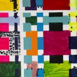 Vaclav Puky_Geometrie v barve_serie 2 obrazy_40x40cm_12 000Kc_white wall_čtverec