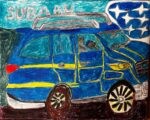 Vít Svoboda_Japonský auto Subaru_kombinovana technika24x30cm_3000Kc_web size_PF26