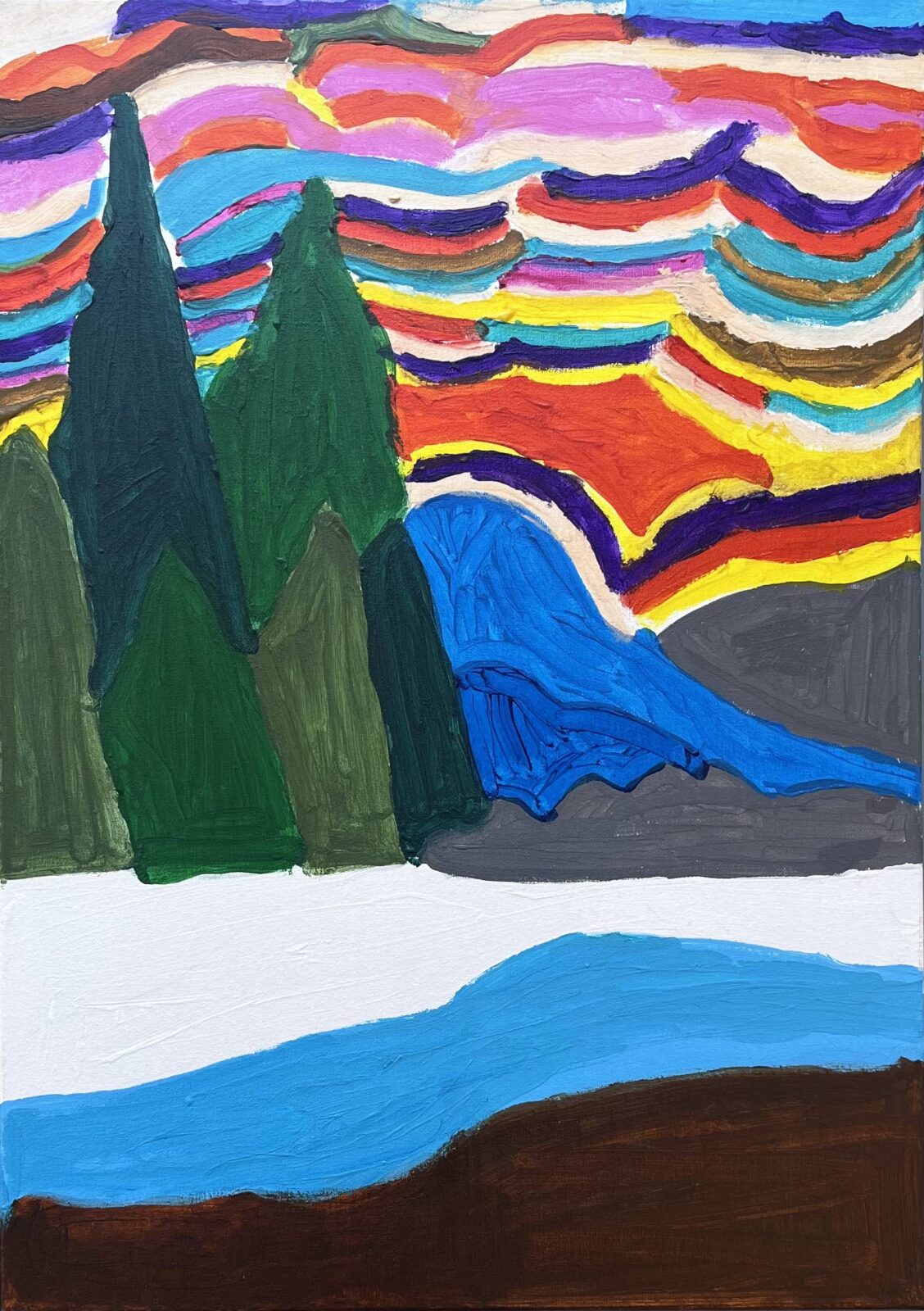 Kateřina Nedbalová_Hory v pastelovém snu_70x50cm_10000Kč_websize