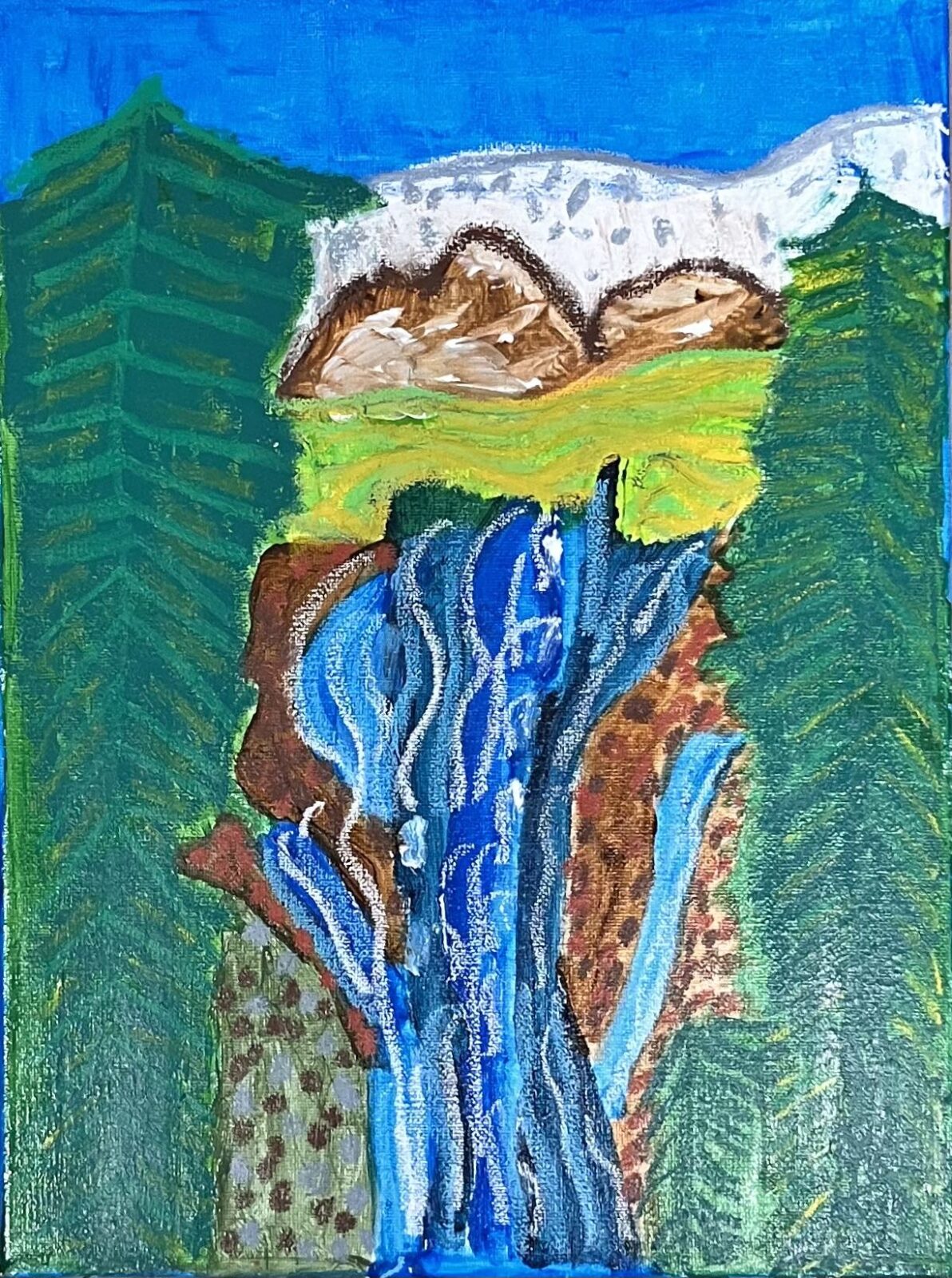 Kateřina Nedbalová_Vodopád v horách_40x30cm_5000Kč_websize