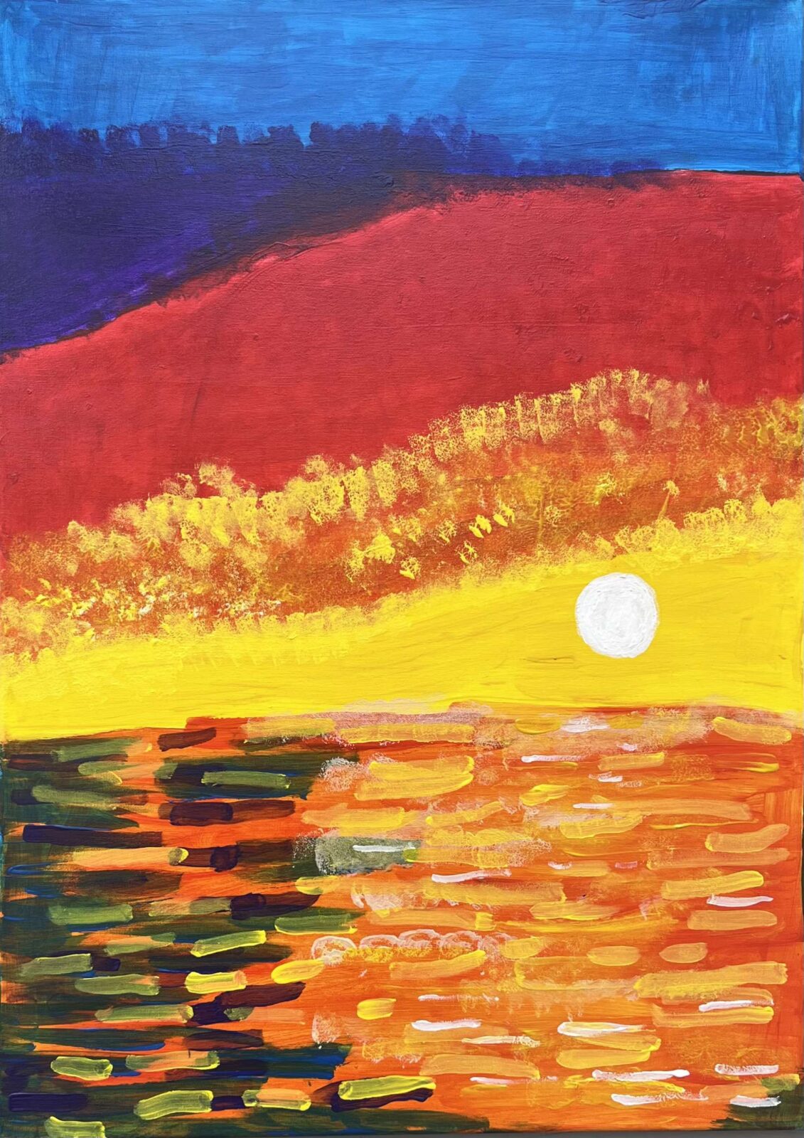 Kateřina Nedbalová_Západ slunce nad mořem_70x50cm_10000Kč_websize